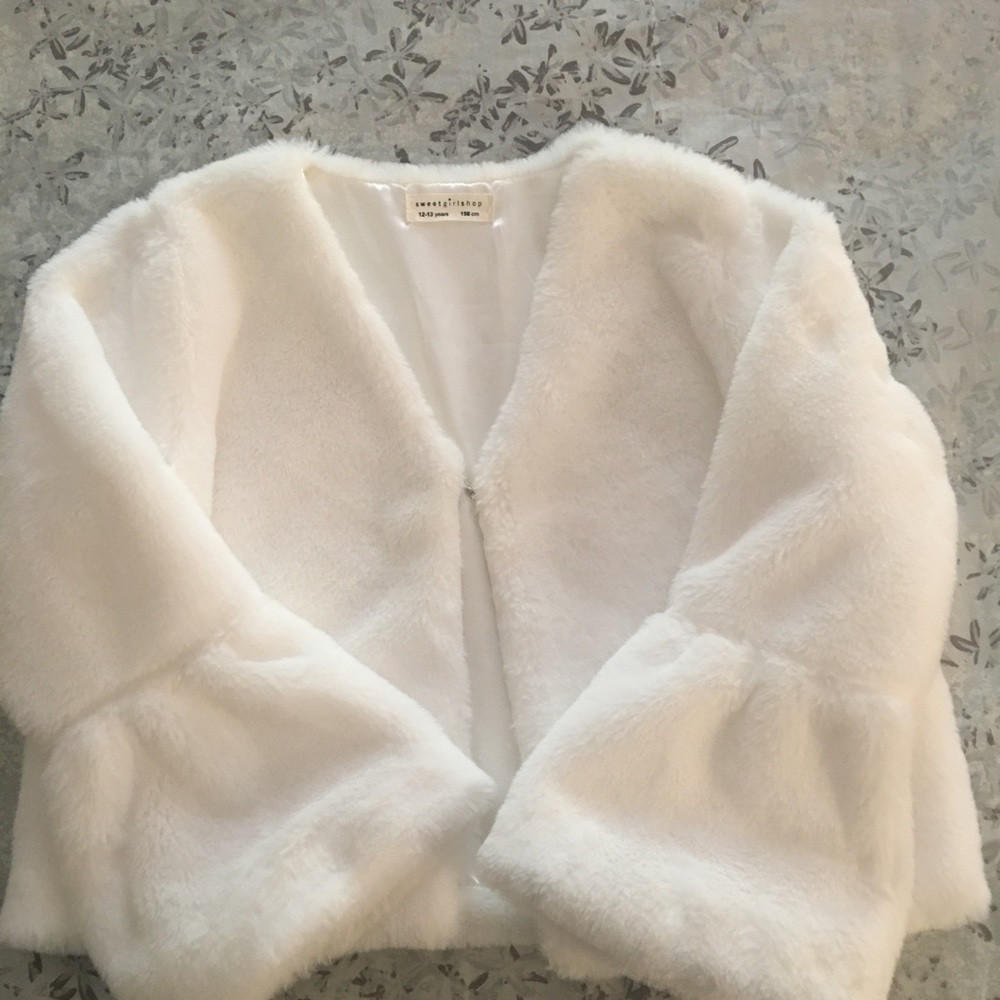 girls “fur” jacket